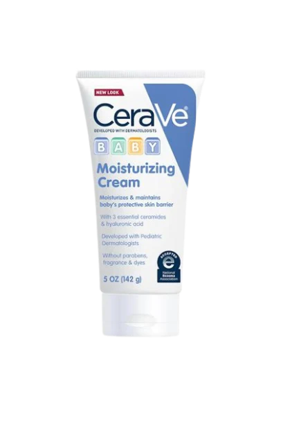 CeraVe Baby Moisturizing Cream with Hyaluronic Acid | Paraben, Sulfate, & Fragrance Free | (5 Ounce/ 142g)