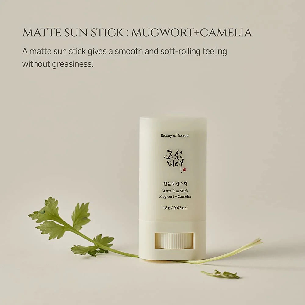 BEAUTY OF JOSEON Matte Sun Stick: Mugwort+Camelia SPF 50+ PA++++(18g)